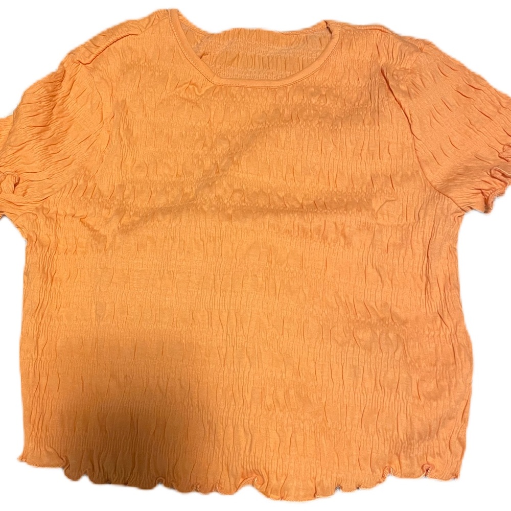NWT orange crop top